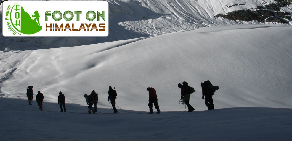 Foot on Himalayas